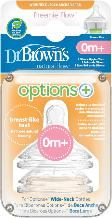 preemie nipple dr brown|Dr. Brown’s Natural Flow Preemie Flow Narrow Baby Bottle。